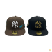 ny cap brown black